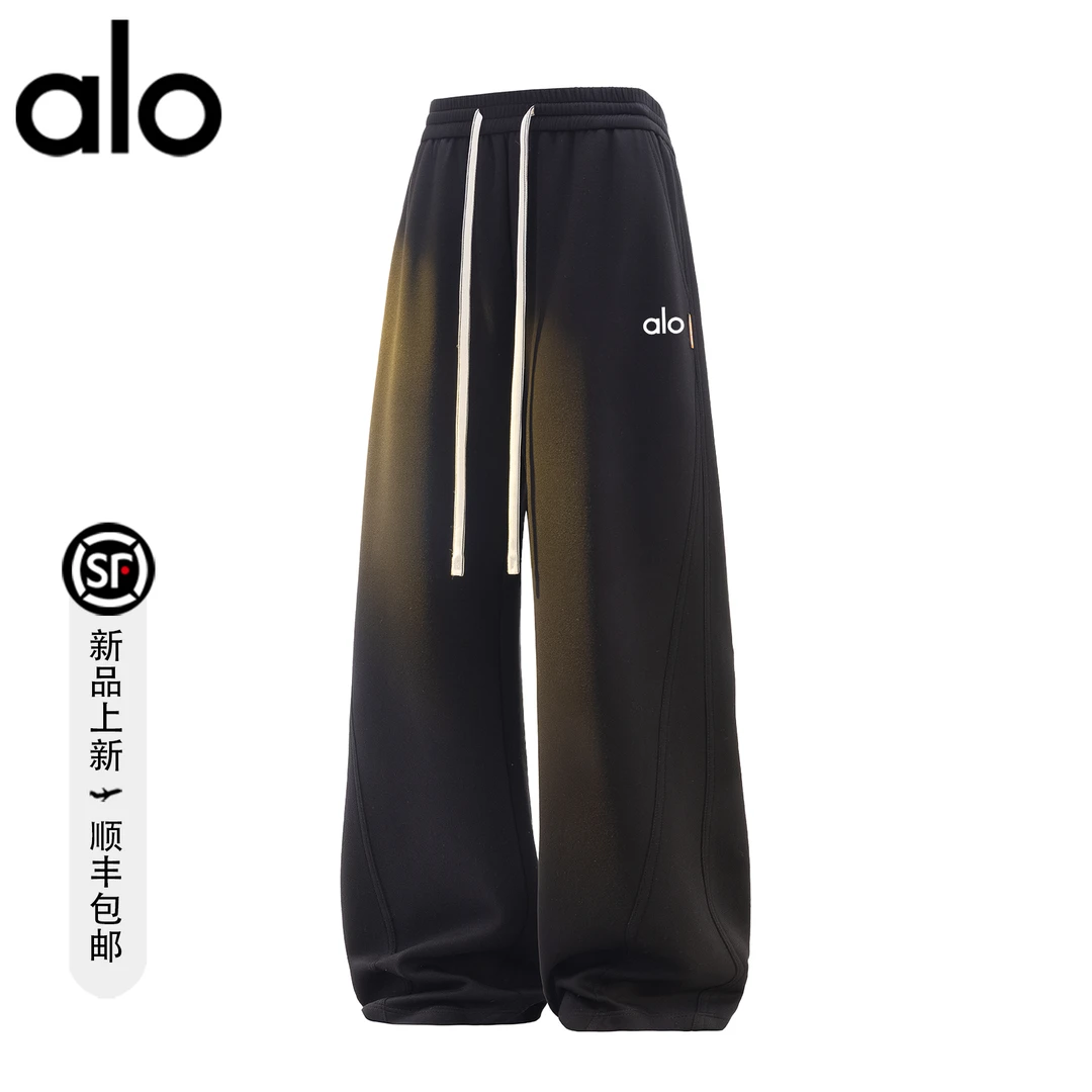 【官方奥特莱斯】美式高街宽松运动休闲裤男款春秋季大码直筒卫裤子