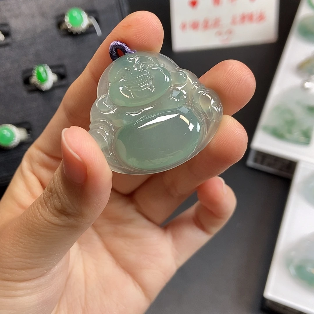 翡翠未镶嵌颈饰天然缅甸翡翠