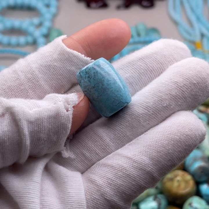 绿松石珠宝奇石未镶嵌小***矮