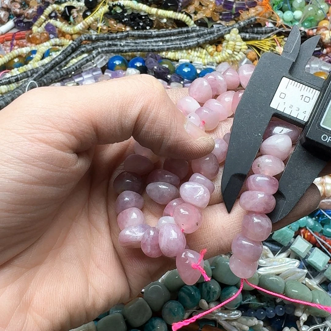 玛瑙/玉髓未镶嵌珠宝半成品一条10mm紫马粉