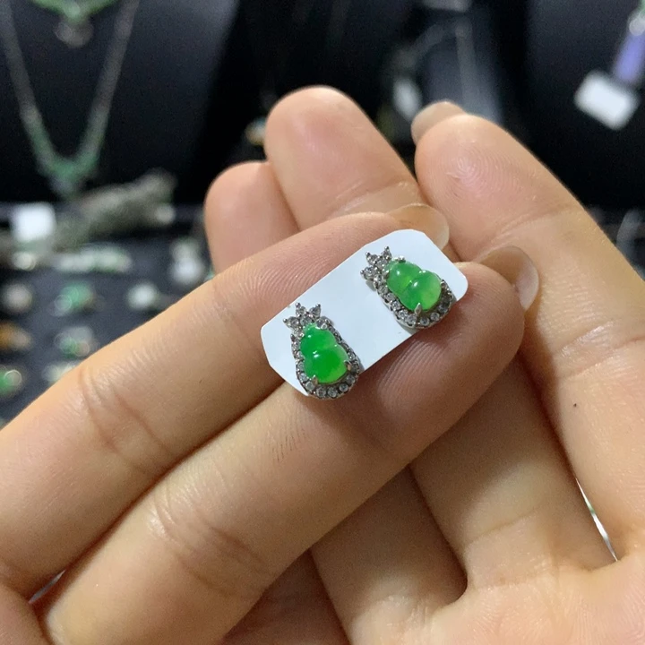 翡翠银S925镶嵌戒指