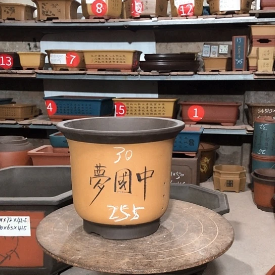 紫砂紫砂花盆包邮