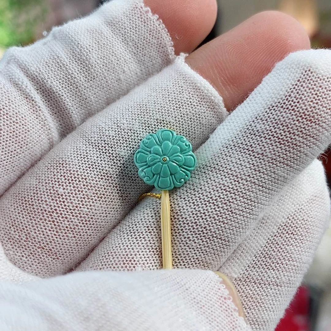 绿松石珠宝奇石未镶嵌