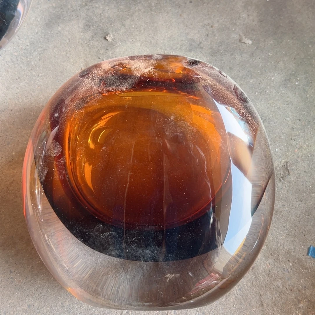 弘扬琉璃花器微瑕高度13