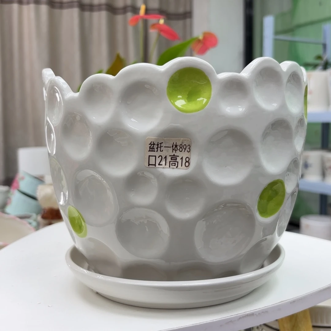 @夏西陶瓷花盆@@5893