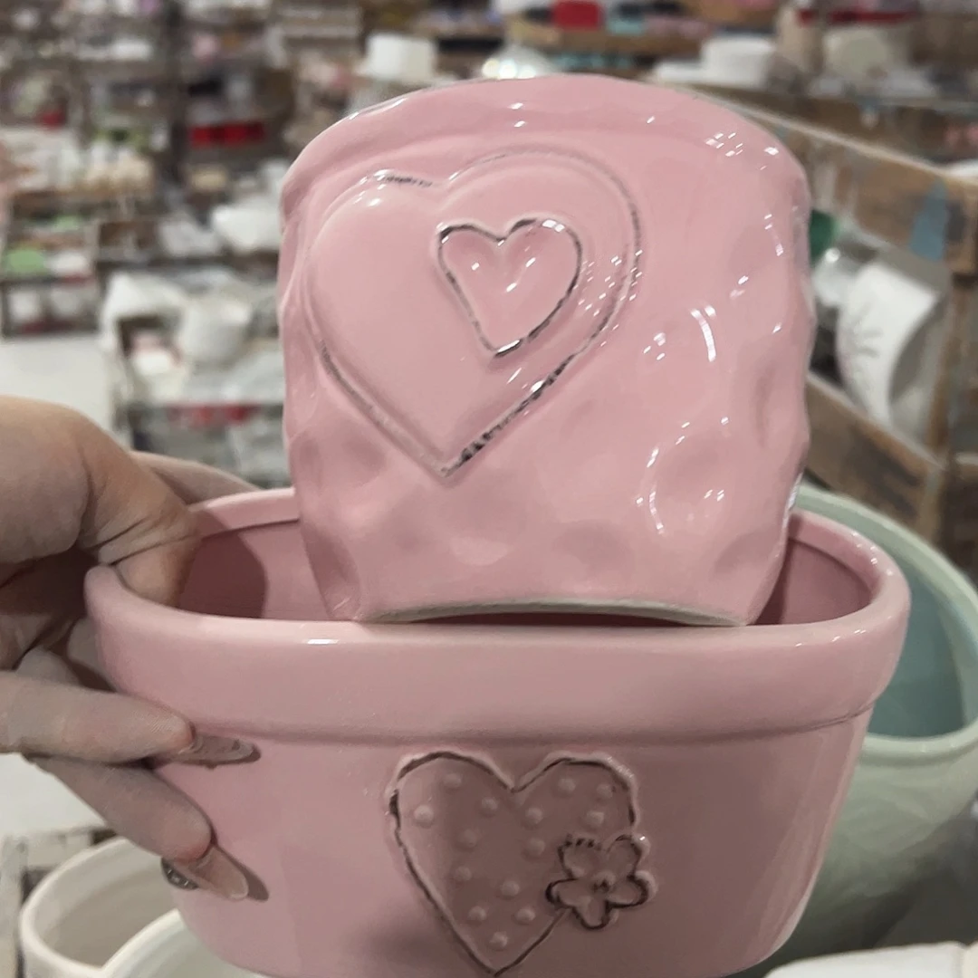 有孔陶瓷花盆，满10米包邮发货