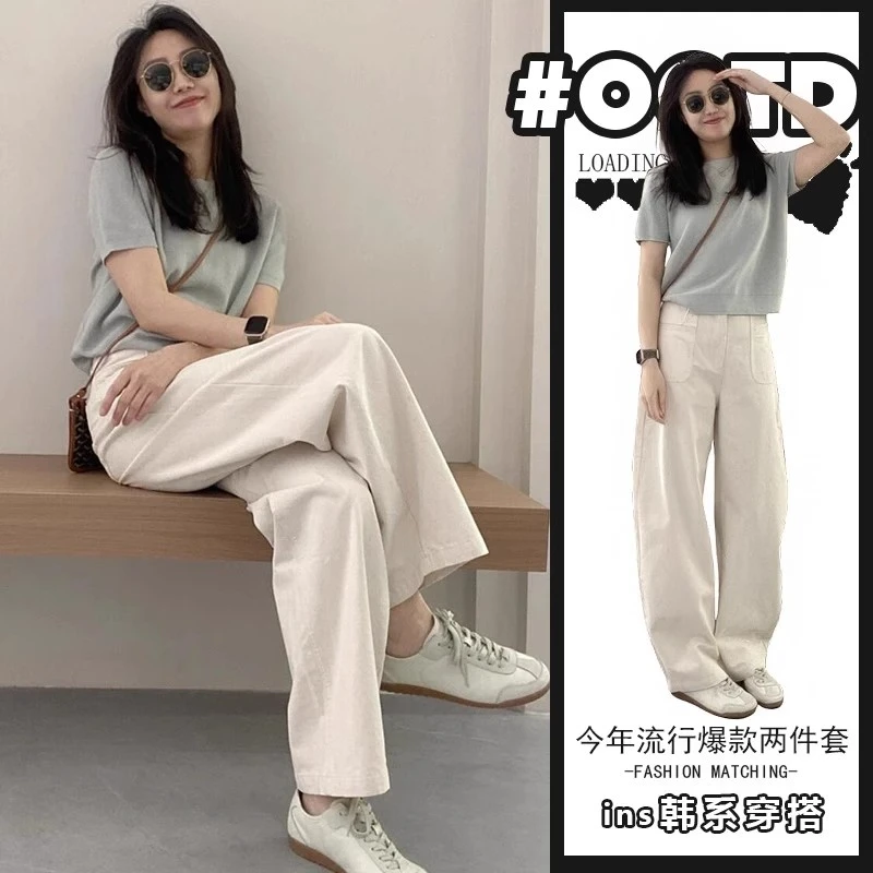 大方得体穿搭一整套韩系轻熟姐系贵感巨好看的夏天套装女2025新款