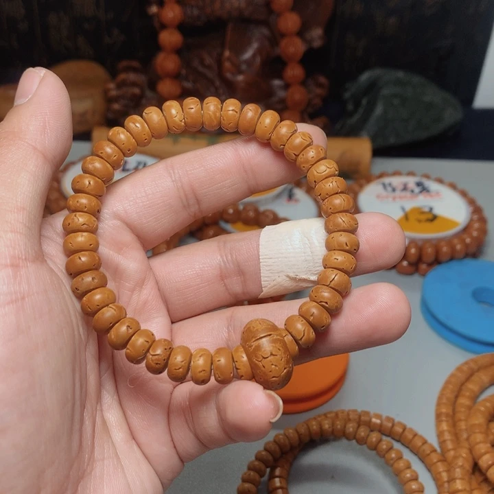 桃核吊坠我****༽桃核手串