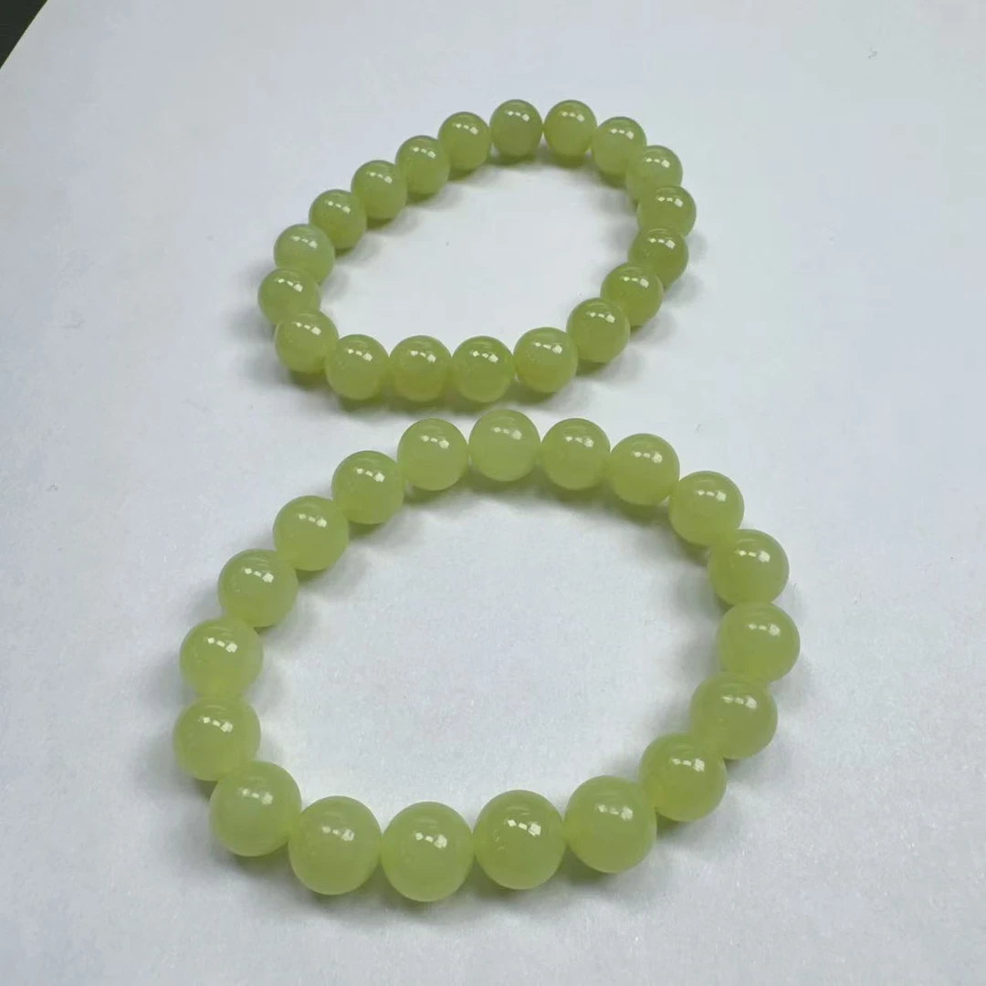 【玉经纶】32778/Q28-和田玉手串-多样性发其一9mm/约19颗