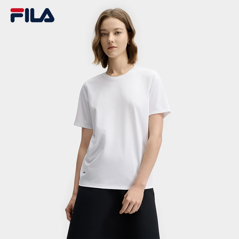 Fila/斐乐【防污防泼水柔心纱】新款速干运动休闲短袖F11W513103F