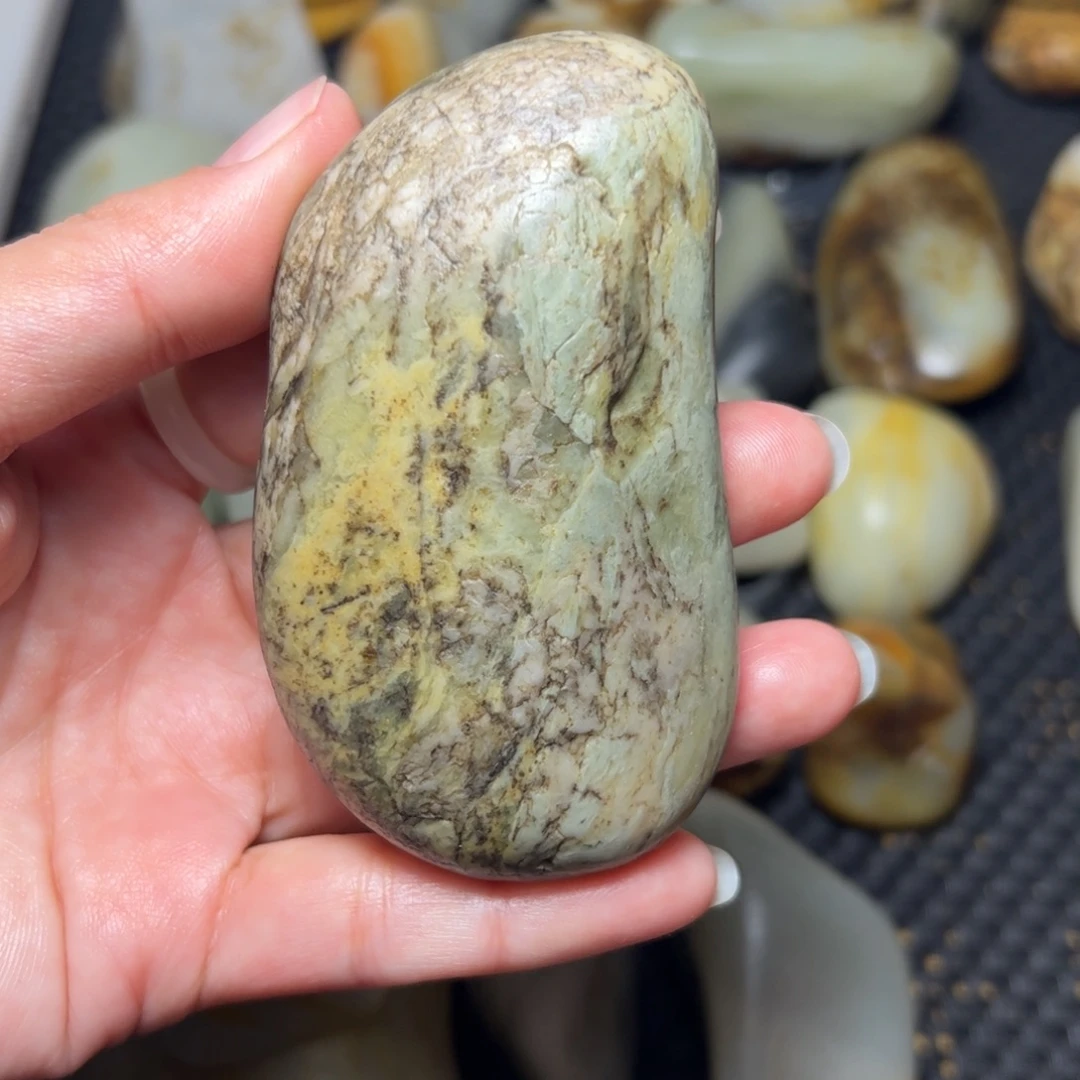 和田玉未镶嵌挂件B18