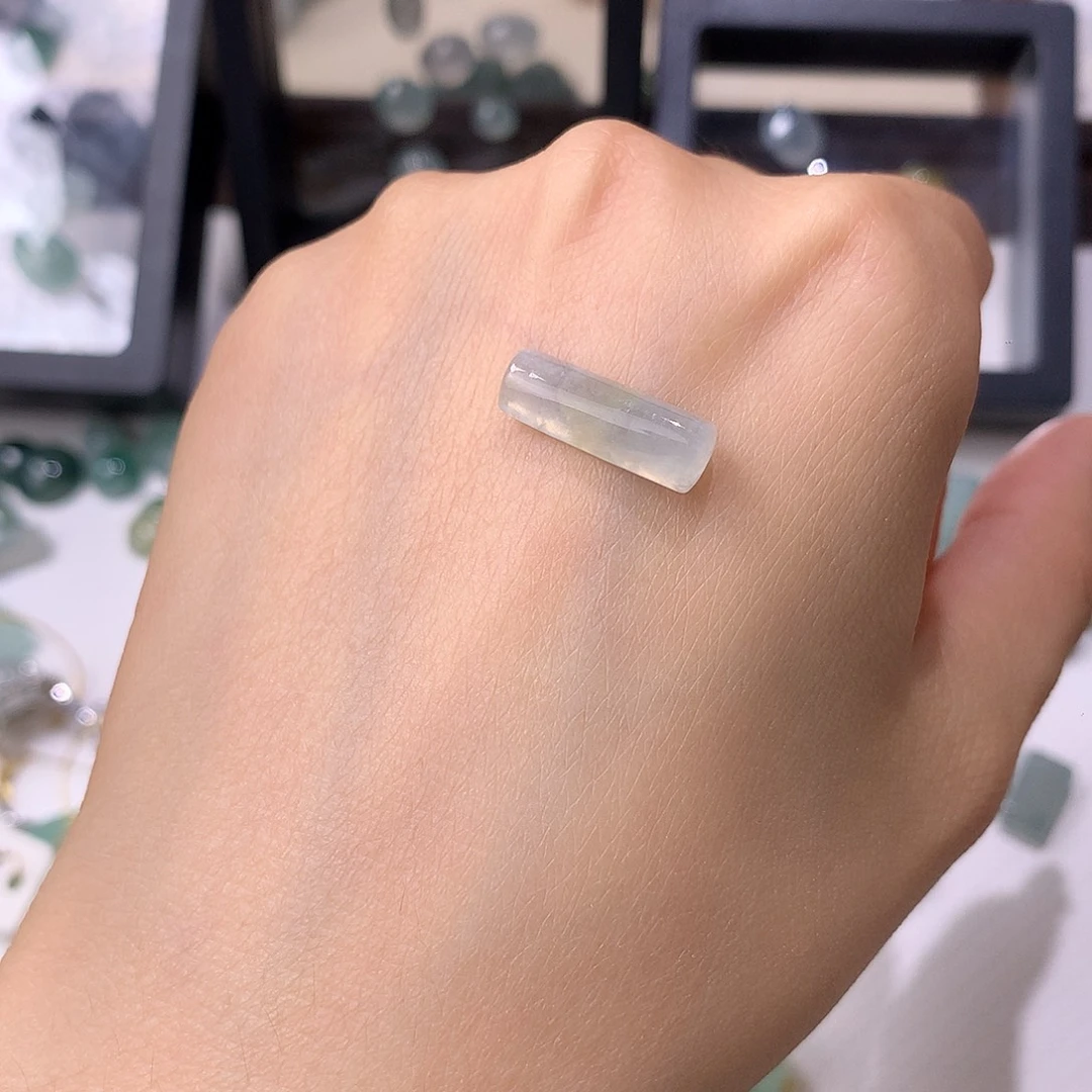 圆***～翡翠未镶嵌颈饰2dan