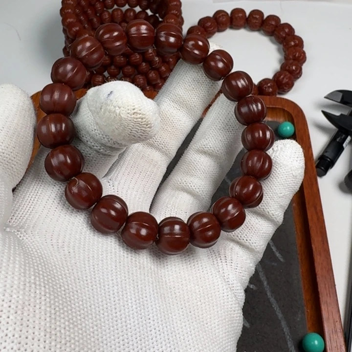 平***福猴头核桃手串玉华鲨鱼