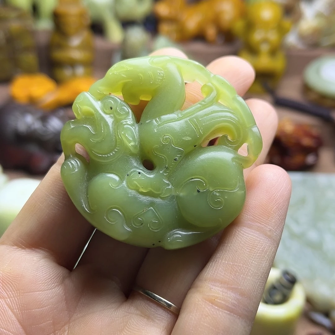 白玉菩提吊坠33。。