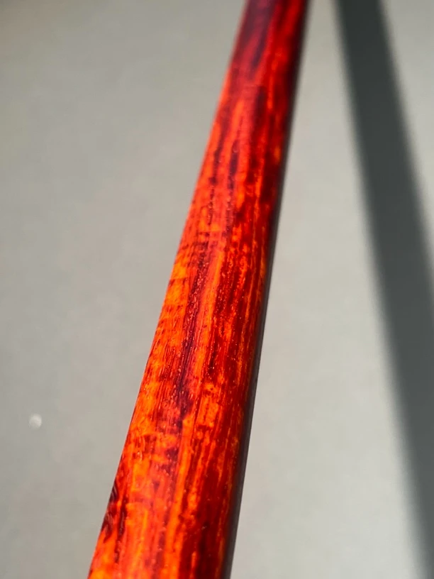 印度小叶紫檀扁圆杆子L料制作金星水波高油密