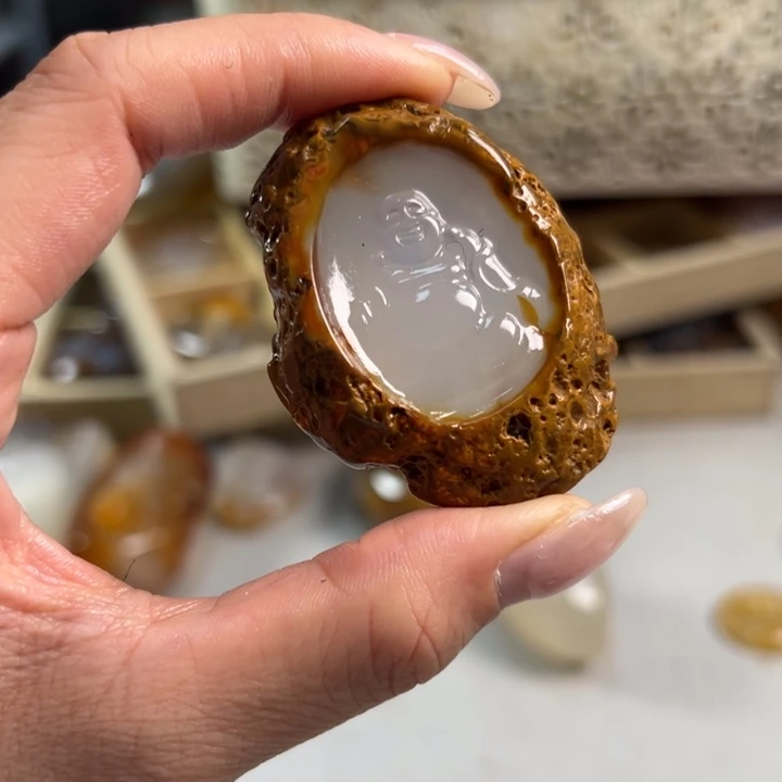 玛瑙/玉髓吊坠(不含链)未镶嵌