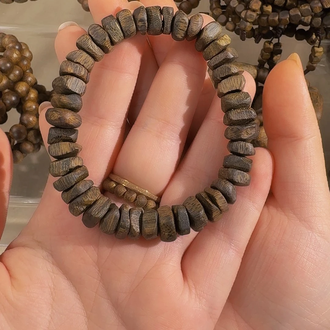手串沉香奇楠沉水树丁单圈 多样性发一