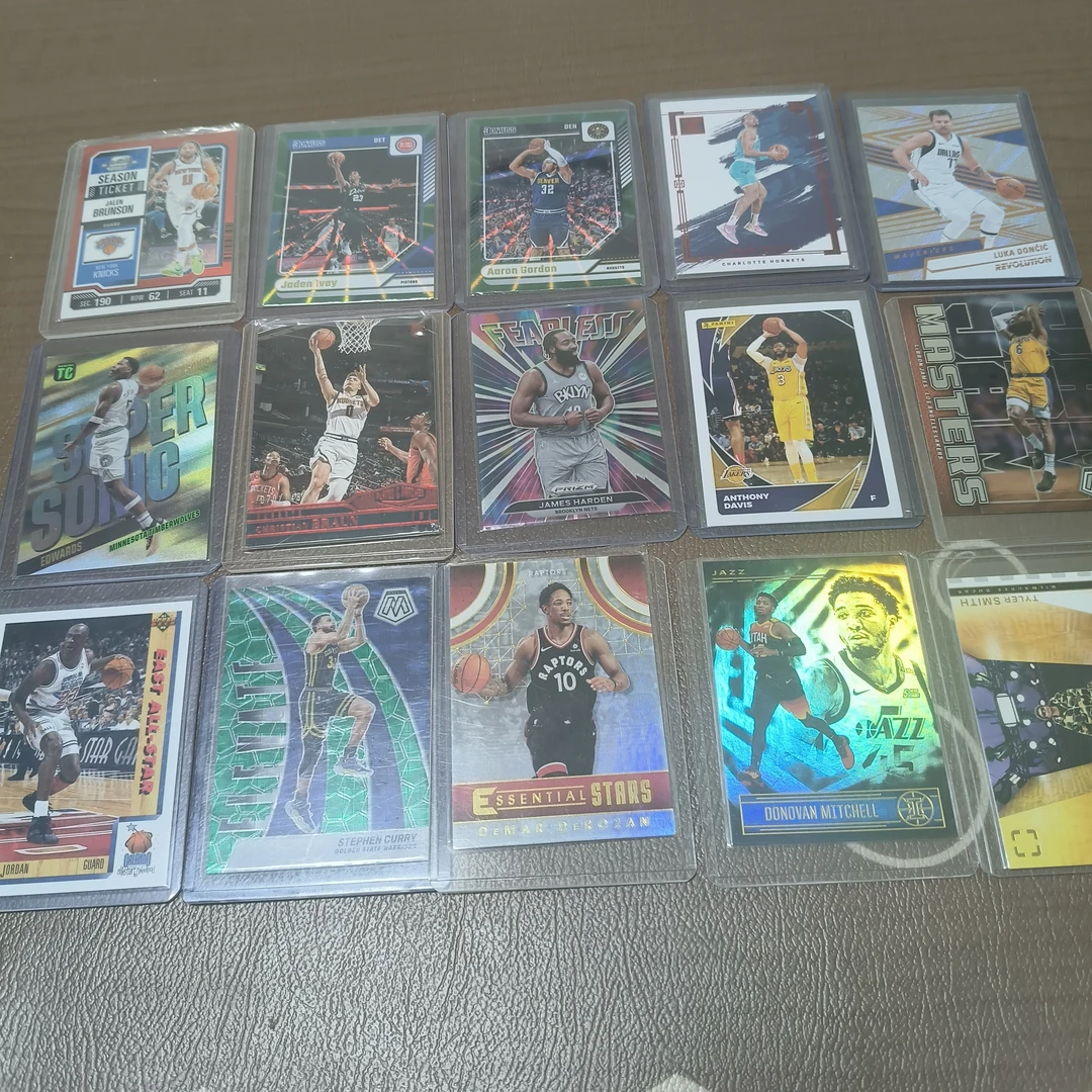 nba球星卡 折射 特卡