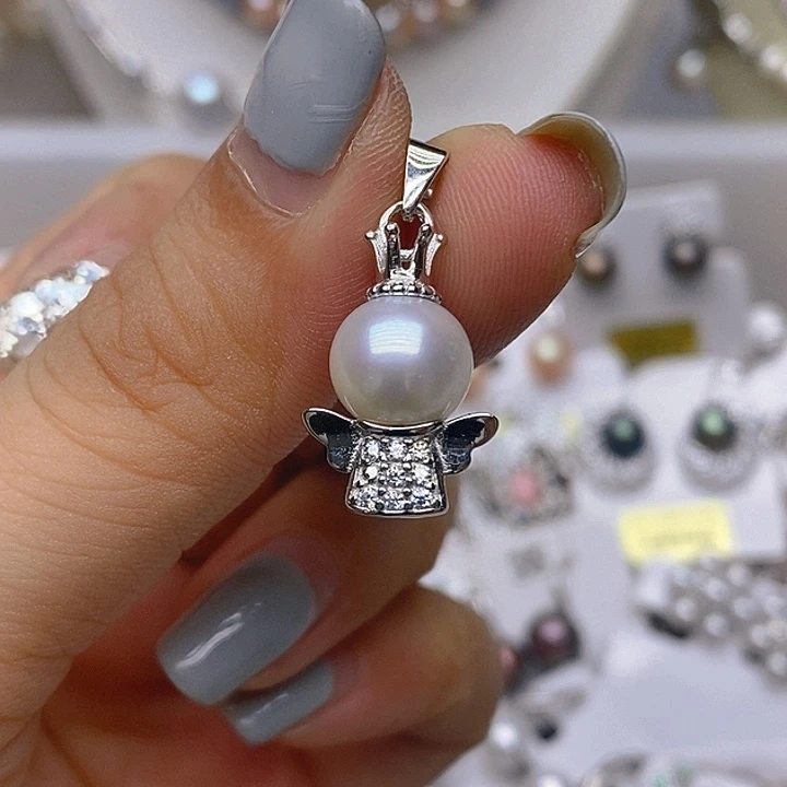 未镶嵌淡水珍珠吊坠