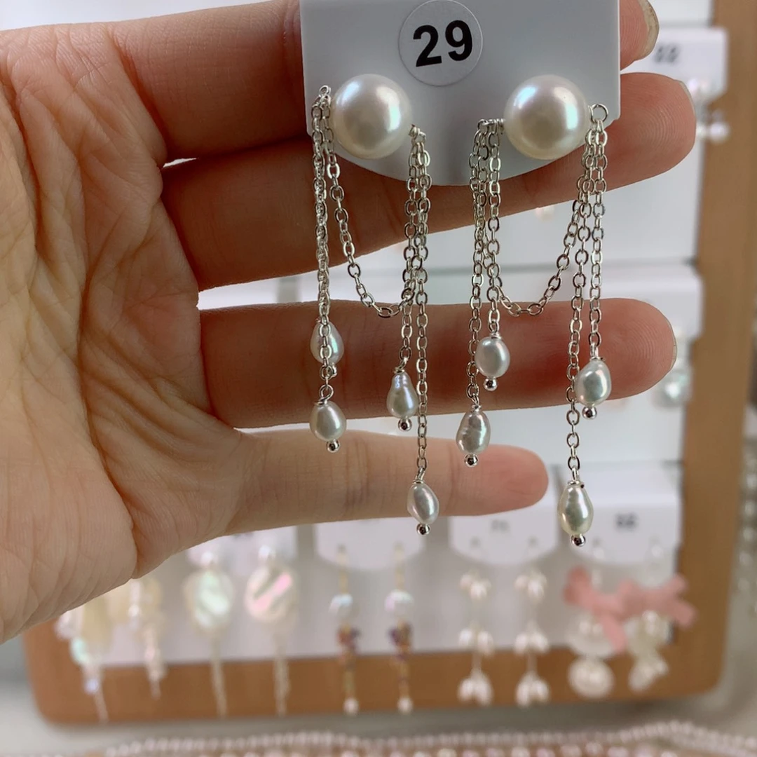 未镶嵌耳饰淡水珍珠