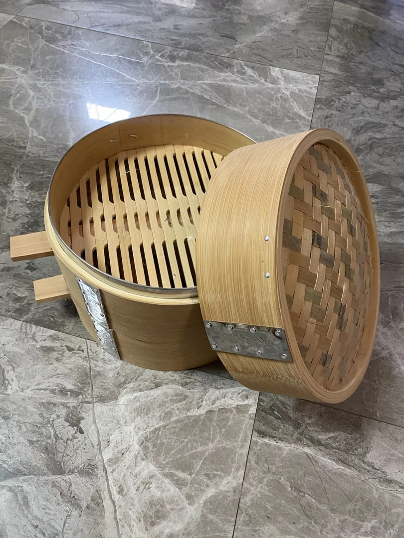 30公分家用竹蒸笼加高加深竹笼屉蒸包子馒头笼格家用蒸菜蒸笼套装