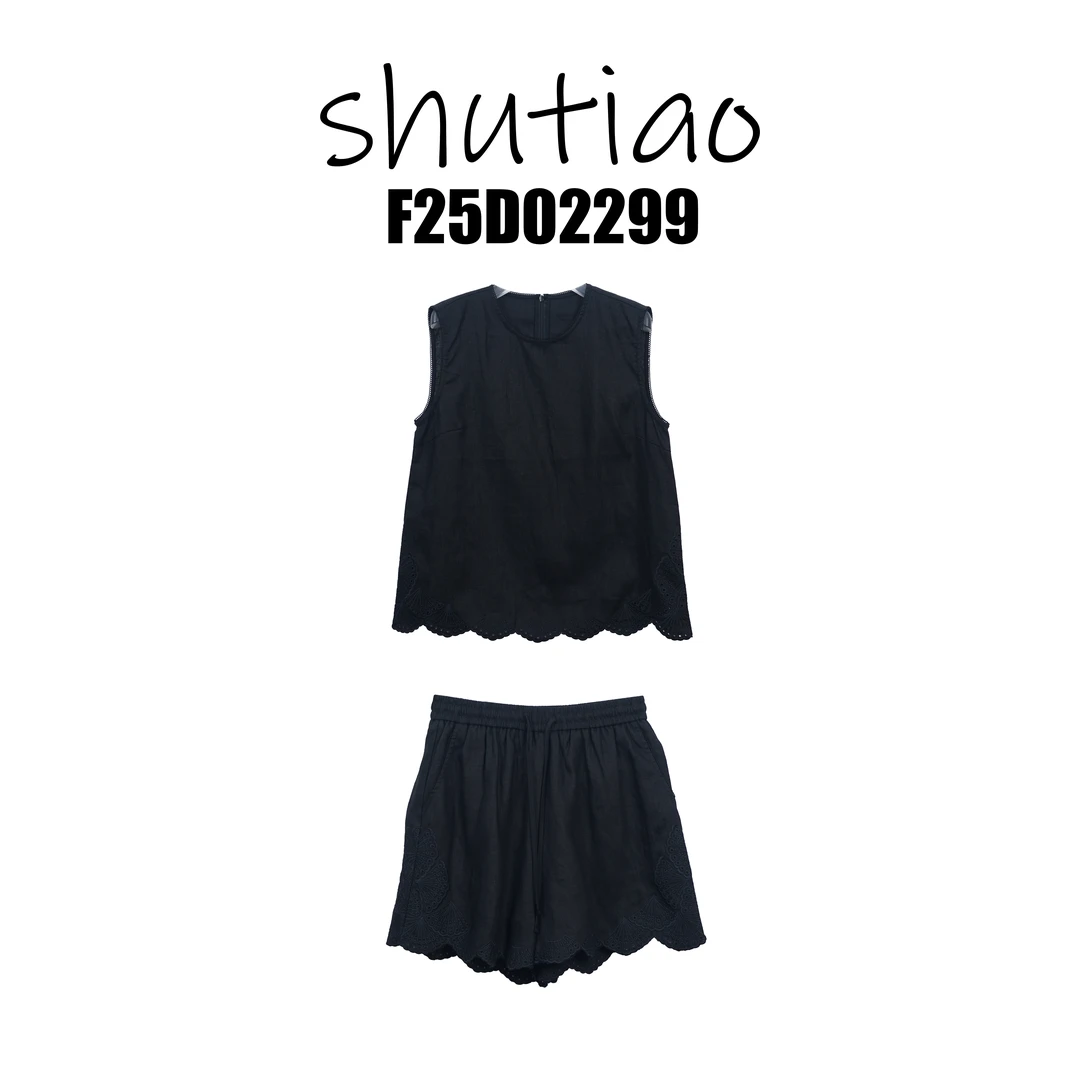 【SHUTIAO】2025夏季：新款小众设计款套装F25D02299