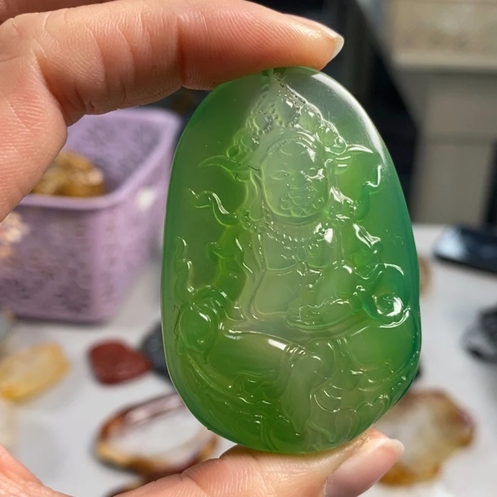 玛瑙/玉髓吊坠(不含链)未镶嵌