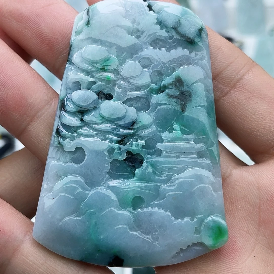 颈饰未镶嵌翡翠翡翠