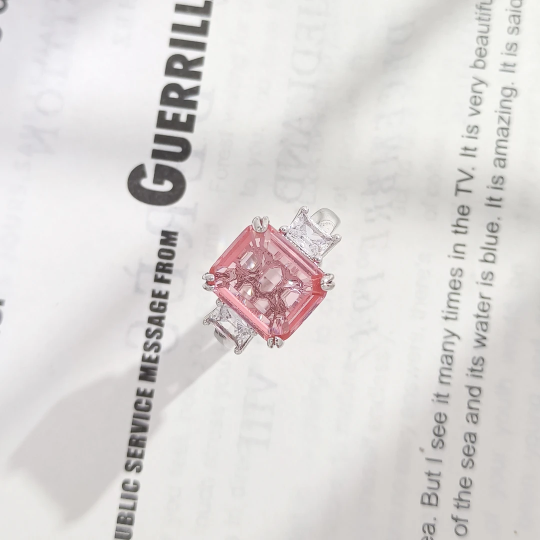铜合金合成锆石戒指 FXLM-53459 戒指欧美经典轻奢气质简约精致