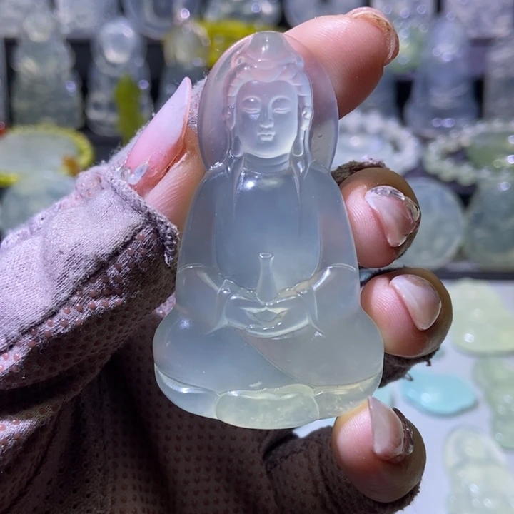 岫玉未镶嵌吊坠吊坠