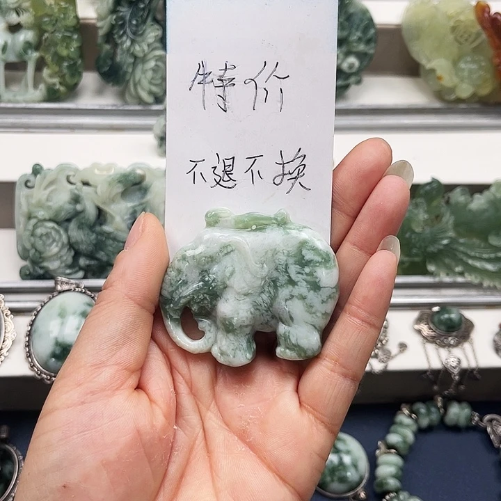 透闪石-蛇纹石玉颈饰未镶嵌