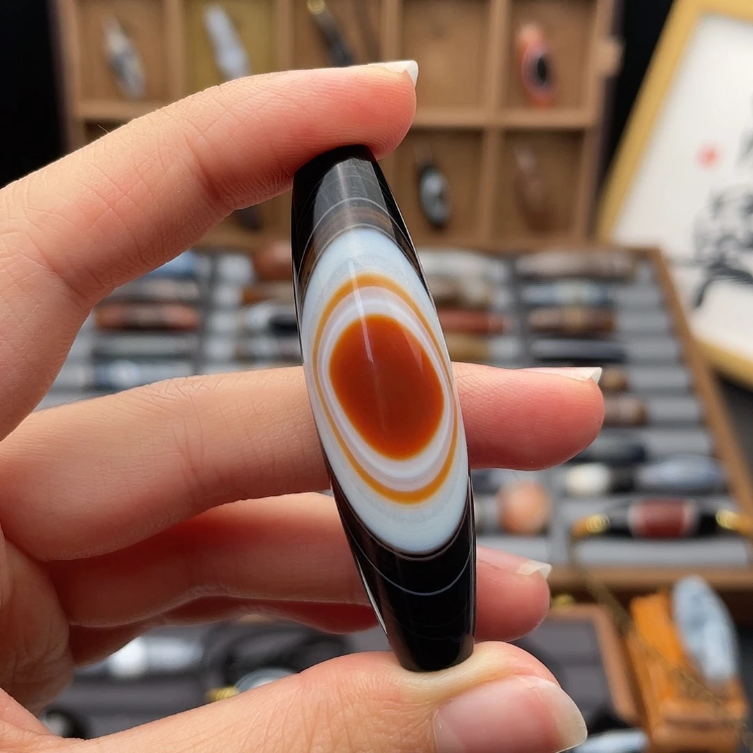 教***麟玛瑙/玉髓合金珠宝半成品