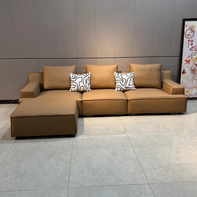 现代简约沙发客厅轻奢源头工厂大小户型家居意式极简