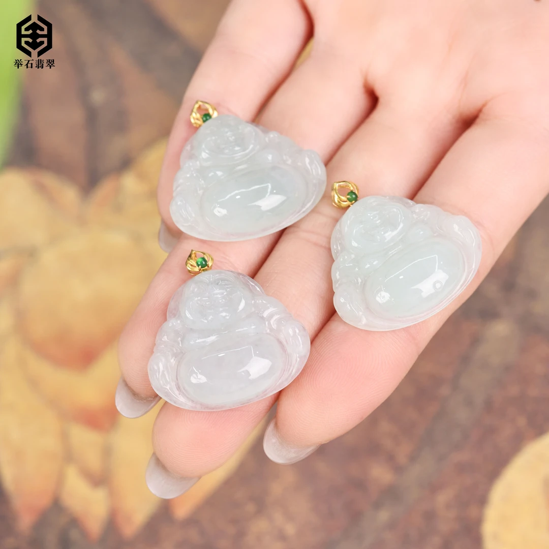 【举石臻品】TH0617-0127-40翡翠吊坠18k（一件/多样性发）v