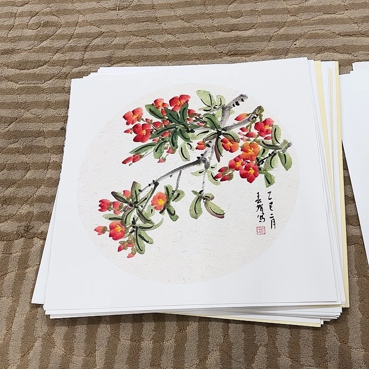 国画花鸟的翅膀是一个