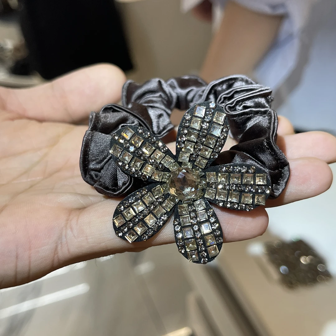 【小魏总珠宝】花朵韩式发圈