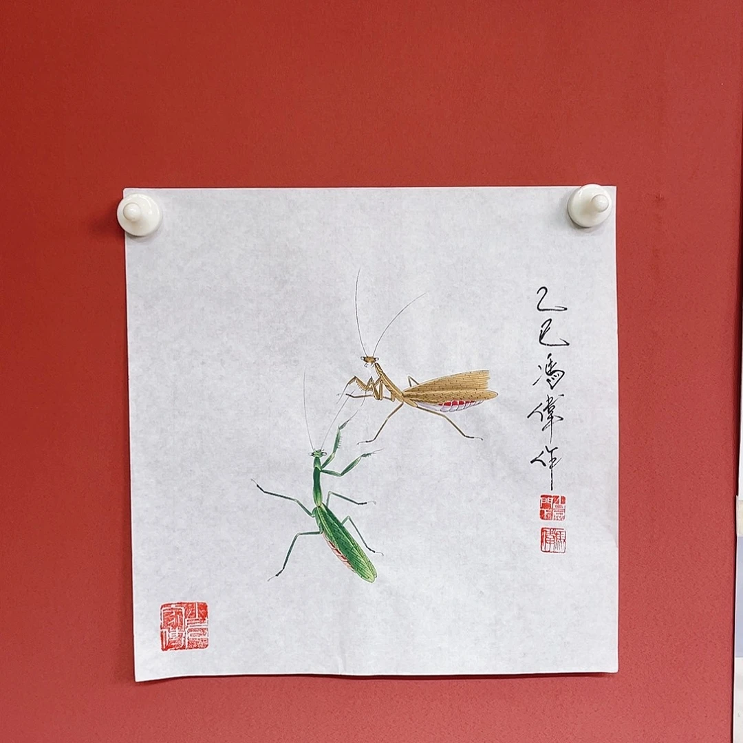 国画冯伟老师手绘国画作品音浩