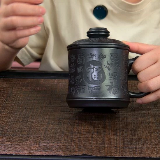 紫砂茶杯高货放漏