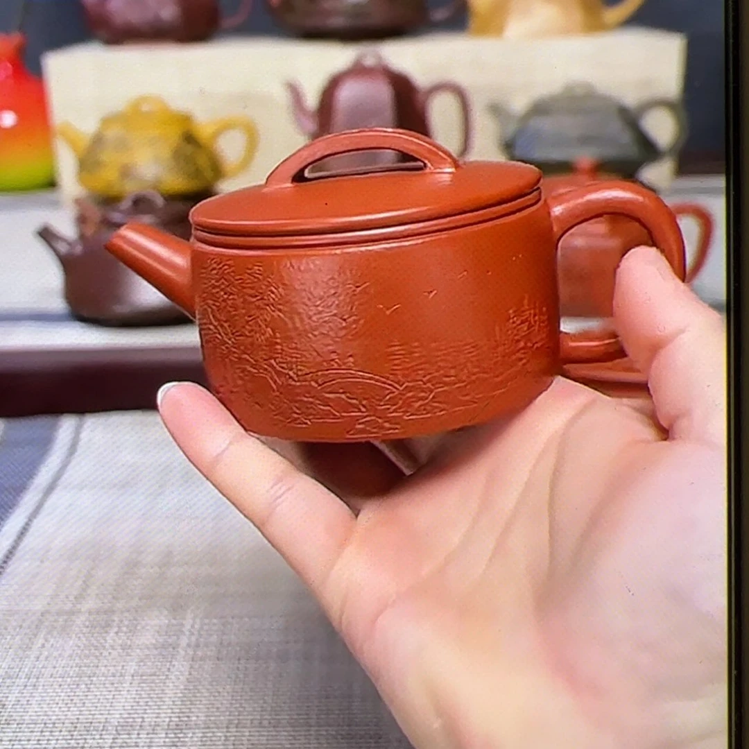 紫砂茶壶鱼*果宜兴紫砂