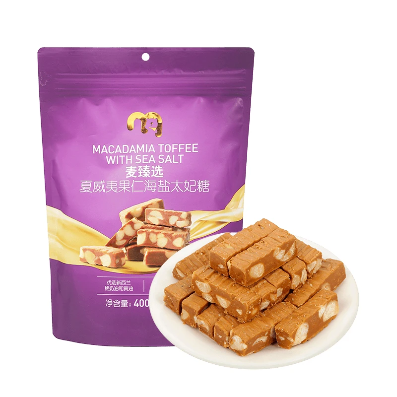 麦德龙麦臻选夏威夷果仁海盐太妃糖400g