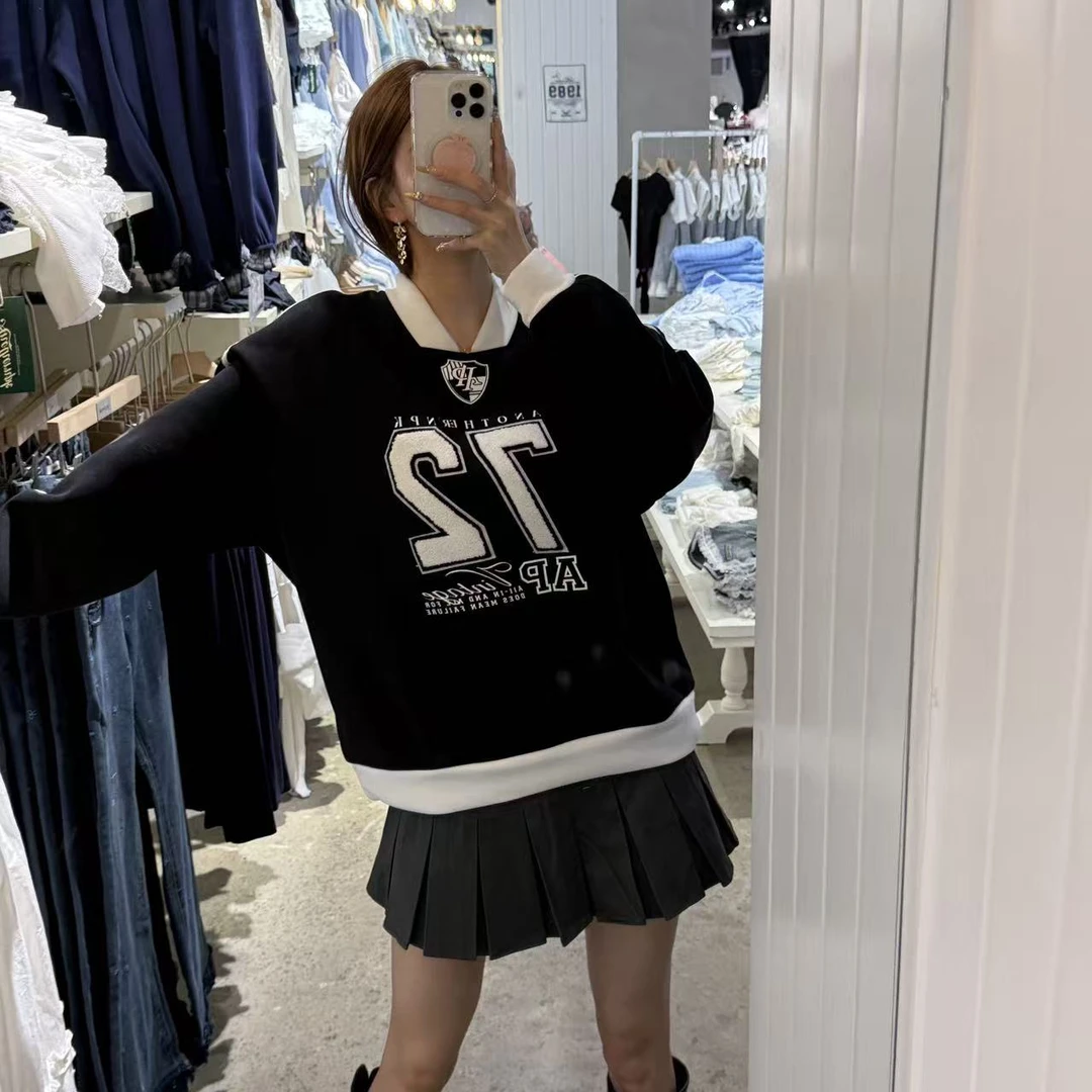 ANPK女装时尚美复古毛衣卫衣AD131I7234