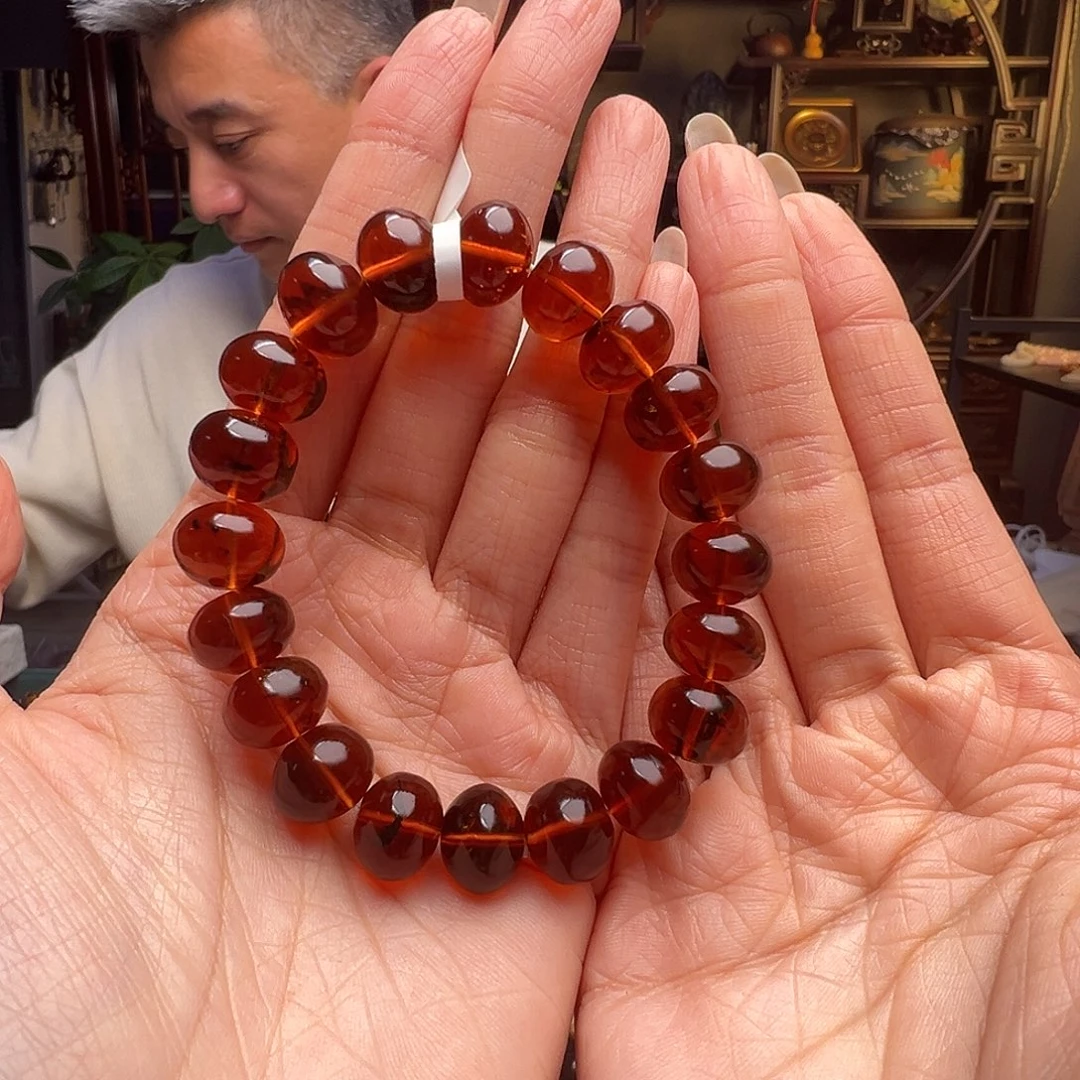 琥珀未镶嵌裸石抚顺琥珀10704十二