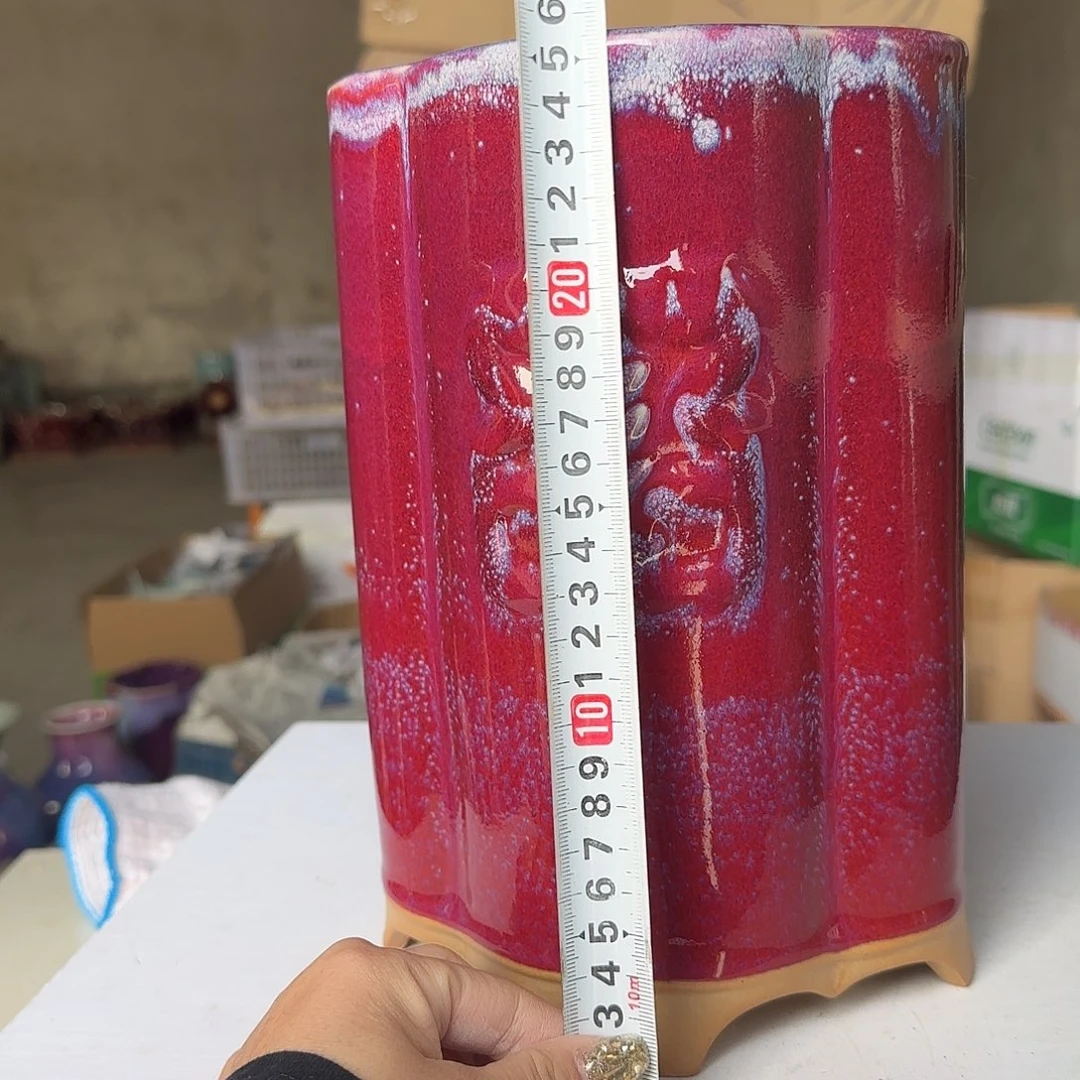 陶摆件郑家钧窑摆件微