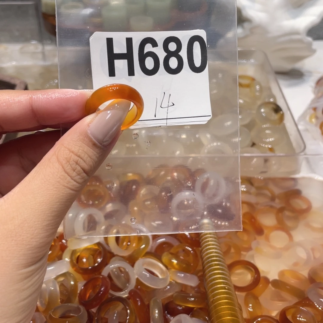 玛瑙/玉髓未镶嵌戒指680