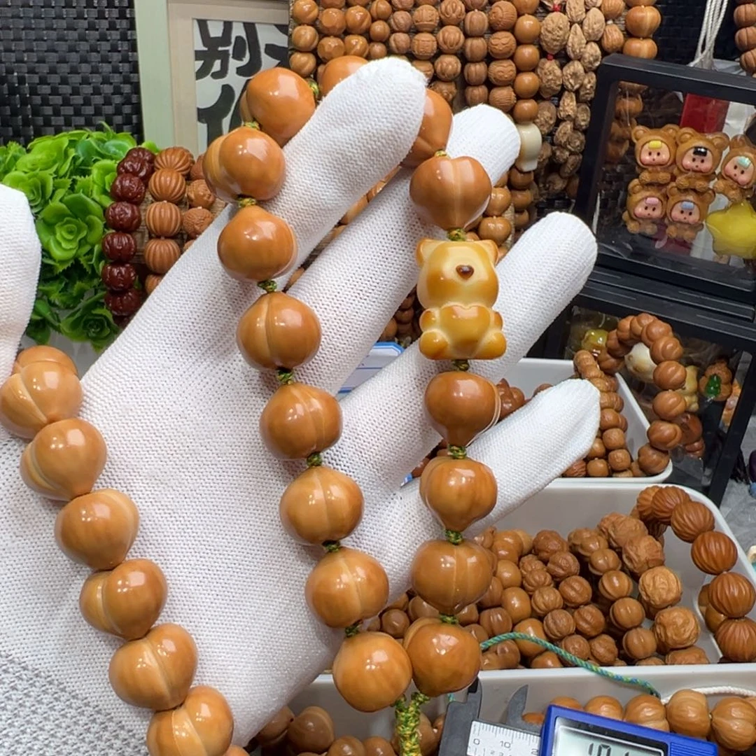 手串猴头核桃微瑕屁桃