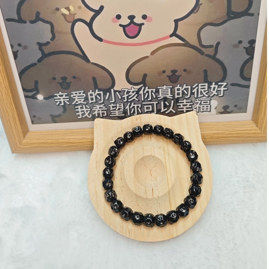 Y006-尼泊尔椰蒂深坑无相9*8mm黑金椰蒂