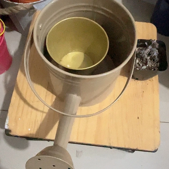 铁艺园艺柳编花插微瑕