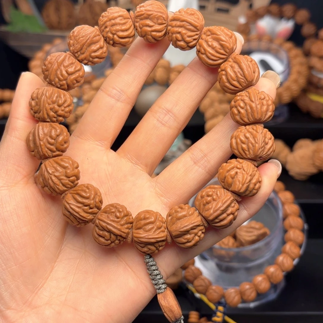 桃核吊坠扎**措野生红魔18尺寸