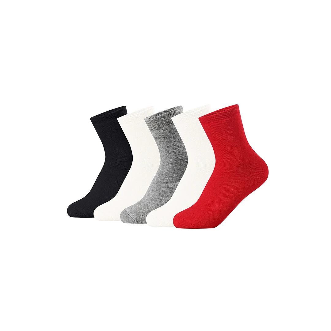 硬货哥  儿童净色棉加厚毛圈袜250027