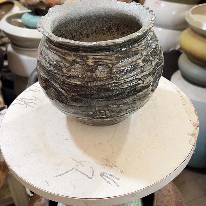 景德镇精品花盆栽适口15高15